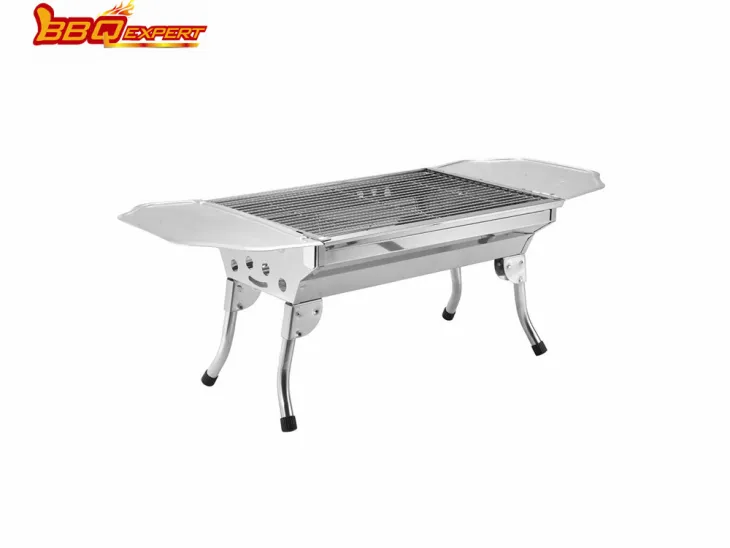 BBQEXPERT Færanlegt Mini Grill Grill Úti S/S Lítið kolagrill