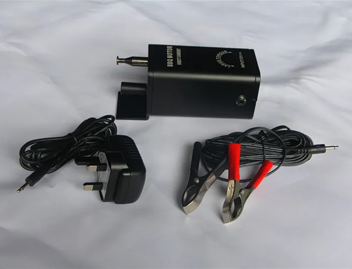 Svartur ál 12V Rotisserie mótor BBQ